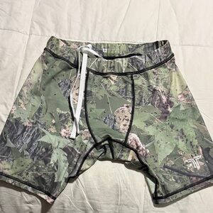 Men's Takedown Green Camo compression Shorts